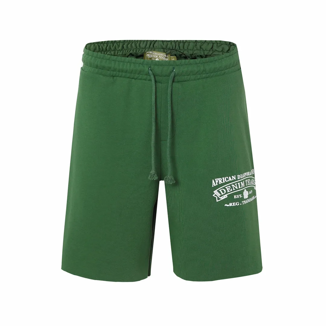 DENIM TEARS new summer kapok shorts Style No.: D241P140 Color: Gray Green Red Black Size: S M L XL